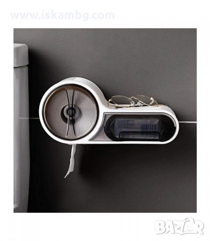 ДИСПЕНСЪР ЗА ТОАЛЕТНА ХАРТИЯ С ПОСТАВКА ЗА ТЕЛЕФОН И ЧЕКМЕДЖЕ - код 37500, снимка 7 - Други стоки за дома - 33886824