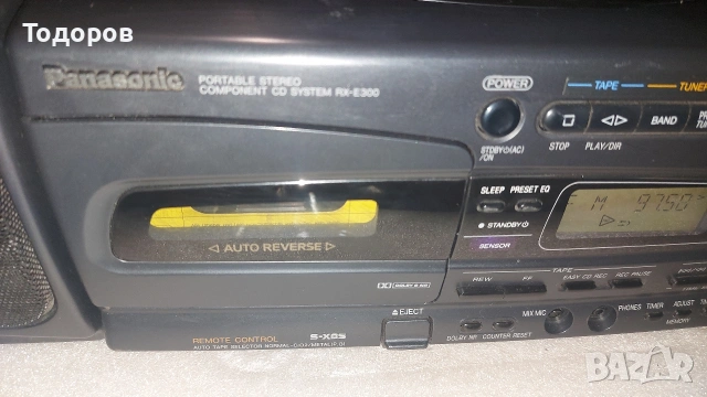 Panasonic RX-E300 Portable Stereo Component CD System , снимка 9 - Радиокасетофони, транзистори - 53847050