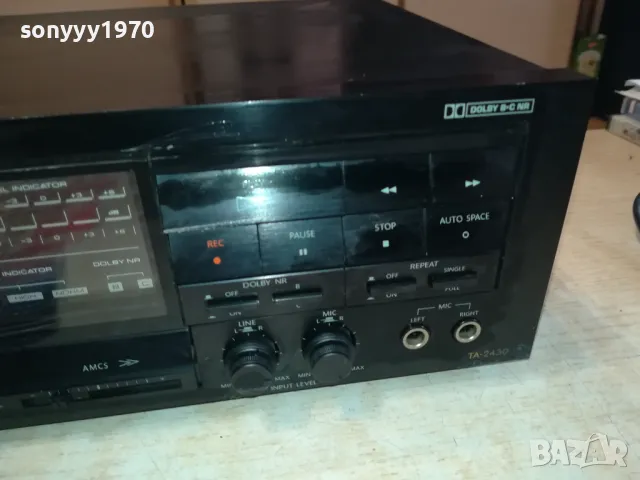 ONKYO TA-2430 DECK WITH ACCUBIAS-MADE IN JAPAN-ВНОС SWISS 0203251726LNWC, снимка 6 - Декове - 49336591