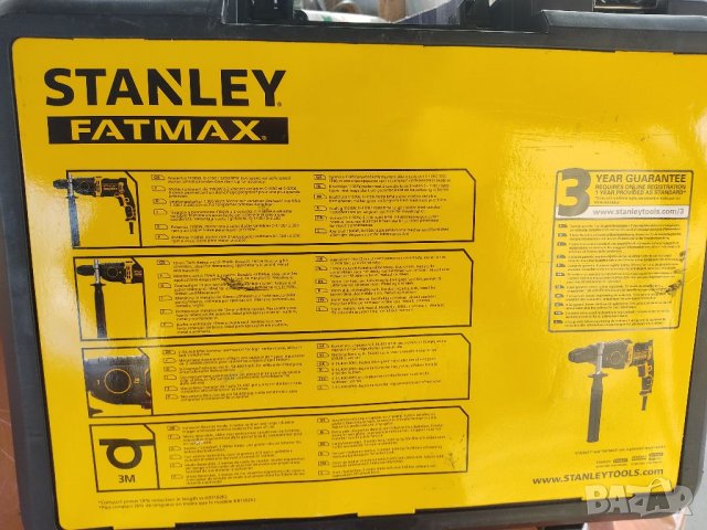 Ударна бормашина Stanley FMEH1100K - 1100W, снимка 5 - Бормашини - 39670416