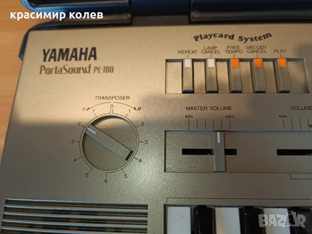 мини синтезатор "Yamaha PortaSound pc 100" , снимка 5 - Синтезатори - 48129179