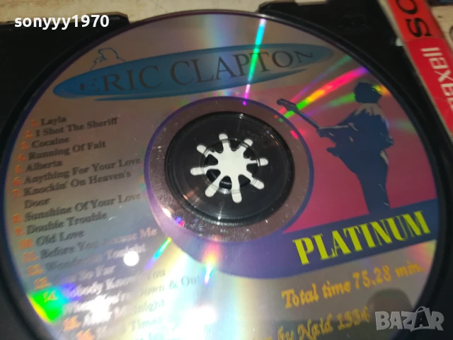 ERIC CLAPTON PLATINUM CD 0708251505, снимка 12 - CD дискове - 51286382