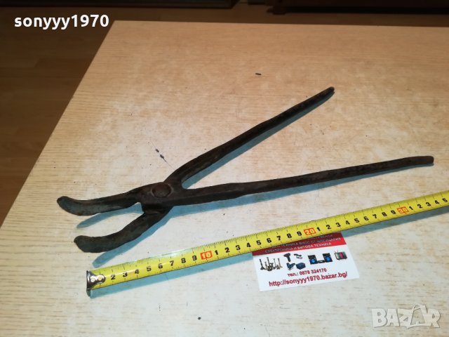 поръчани-ковашки клещи с крива човка 0909211636, снимка 7 - Клещи - 34080574