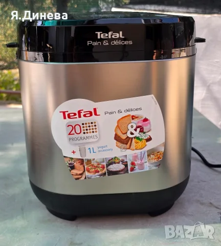 Хлебопекарна Tefal, снимка 3 - Хлебопекарни - 56106504
