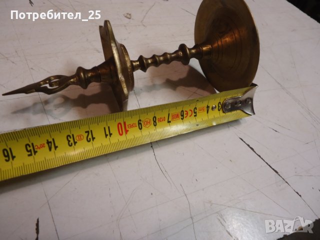 Месингов светилник, снимка 6 - Други ценни предмети - 41985573