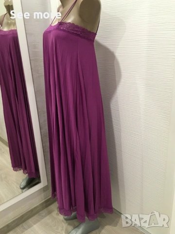 ZARA дълга рокля плисе S, снимка 6 - Рокли - 53571992