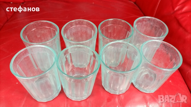 Руски стакани за чай, дебелостенни, 8 бр, снимка 3 - Чаши - 52443041