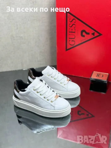 Guess Дамски Бели Маратонки👟Дамски Спортни Обувки Гес Код SEM-452