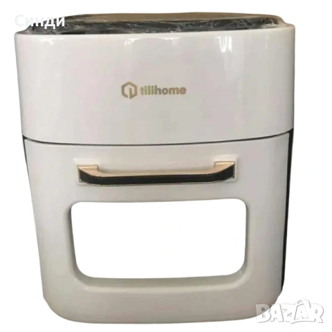 Електрически фритюрник с горещ въздух,обем 15 л., таймер + touch-screen, снимка 2 - Фритюрници - 53597155