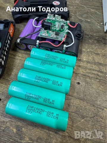 Батерия за Водоструйки и Лозарски ножици,резачки за клони,винтоверти и др., снимка 3 - Винтоверти - 53768888