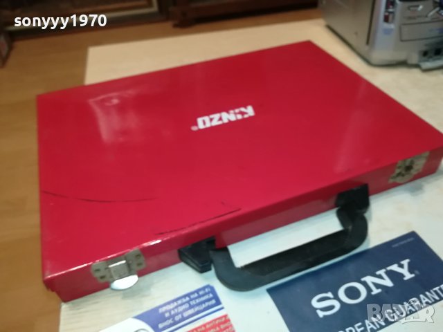 KINZO-МЕТАЛЕН КУФАР ОТ ШВЕЦИЯ 1909231041, снимка 3 - Куфари с инструменти - 42243111