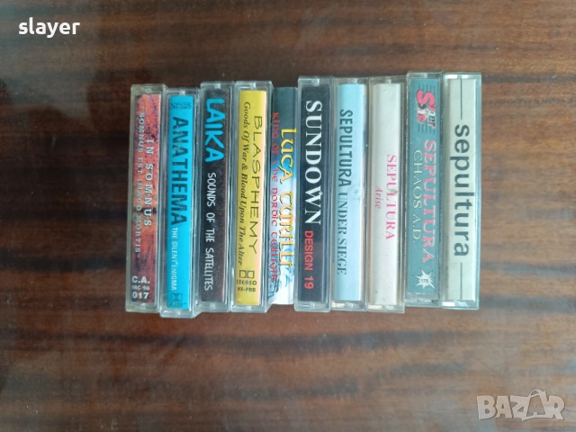 Лот аудио касети Sepultura,Sundown,Anathema, снимка 2 - Аудио касети - 53083772