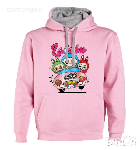 Детски суичъри, тип Hoodie LABUBU / ЛАБУБУ - 5 цвята. СУПЕР Качество!, снимка 2 - Детски анцузи и суичери - 51700369