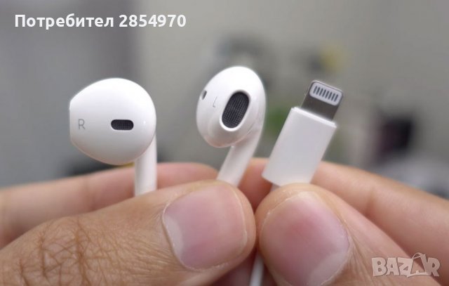 Apple EarPods с Lighting connector Оригинални Слушалки от iPhone, снимка 5 - Слушалки, hands-free - 35609794