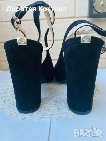 GUESS ориг.черни сандали от Англия, снимка 10 - Сандали - 50008932