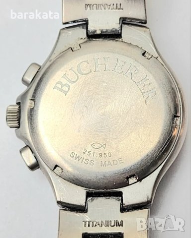 Bucherer chronograph, снимка 8 - Мъжки - 42692262