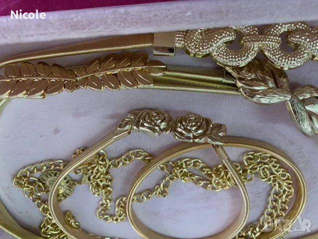 Уникални колани перлени, сребърни и златни, снимка 4 - Колани - 44553992