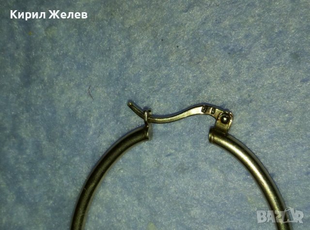 ГОЛЯМА СРЕБЪРНА КЛАСИЧЕСКИ СТИЛЕН АРТ МОДЕЛ ОБЕЦА СРЕБРО 925 ОБИЦА 40149, снимка 3 - Обеци - 42450893