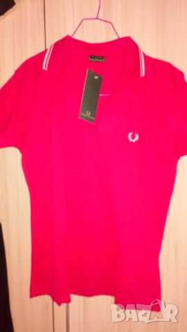 Fred Perry - Дамска памучна блузка , снимка 2 - Тениски - 41669969