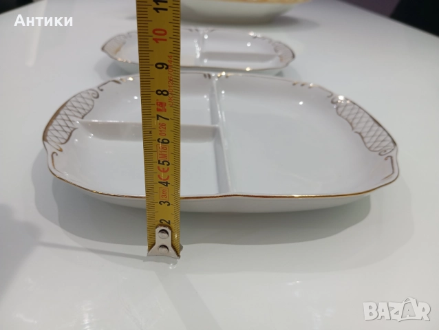 Порцеланови плата за сервиране маркирани, снимка 4 - Сервизи - 52642601