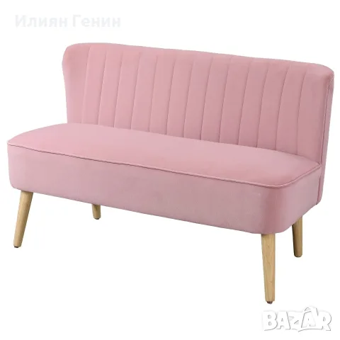 HOMCOM двуместен диван с плат, снимка 13 - Дивани и мека мебел - 56277247