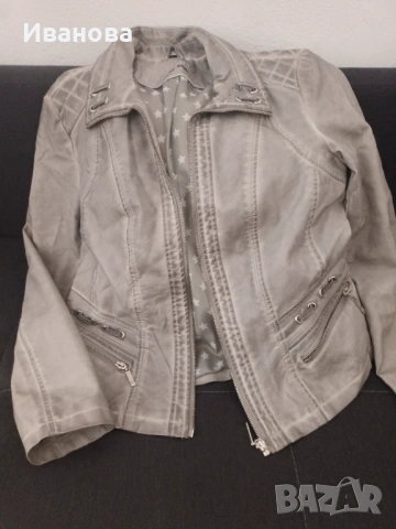 Дамско яке еко кожа