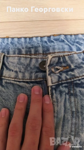 Мъжки дънкови къси панталони, снимка 5 - Къси панталони - 53429569