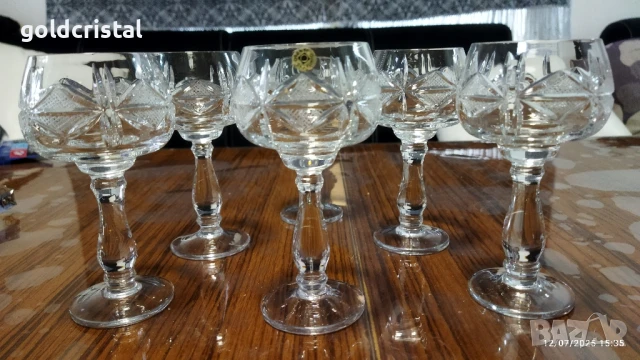 Кристални чаши , снимка 5 - Сервизи - 37412156