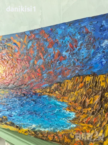 Авторска картина маслени бои, снимка 4 - Картини - 52426099