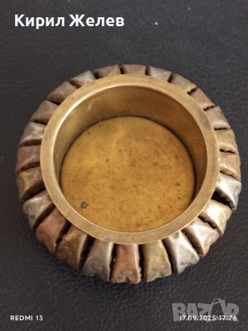 Красива месингова кутия сувенир Индия за КОЛЕКЦИЯ 22901, снимка 3 - Други ценни предмети - 51747430