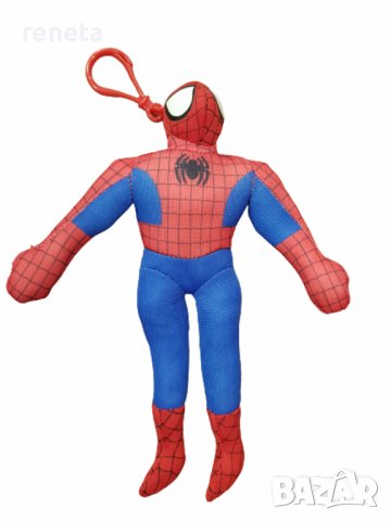 Играчка Spiderman,  Плюшена, Червен/син, 22 см.