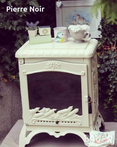 Френска чугунена печка / камина на дърва , снимка 2 - Отоплителни печки - 42069516