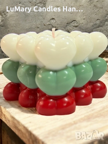 Свещ “ Българско сърце”, снимка 6 - Декорация за дома - 53225323