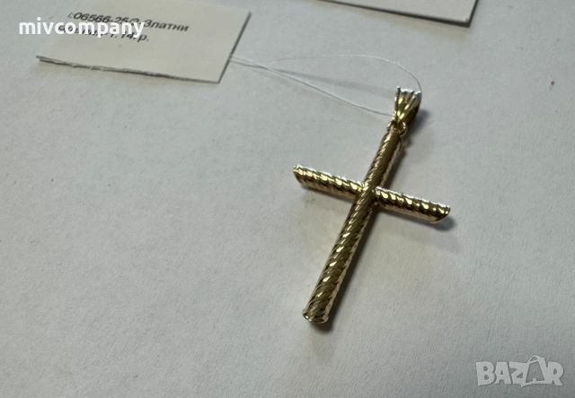 Златна висулка(кръст) 1.14гр., снимка 6 - Колиета, медальони, синджири - 53166298