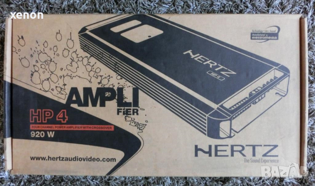 Усилвател за кола Hertz HP4. 920W ( 4 х 230W или 2 х 440W ), снимка 2 - Аксесоари и консумативи - 44545926