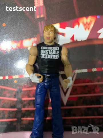 Екшън фигура WWE Jon Moxley Dean Ambrose Дийн Амброуз Basic играчка WWE AEW Unstable, снимка 5 - Колекции - 48509067