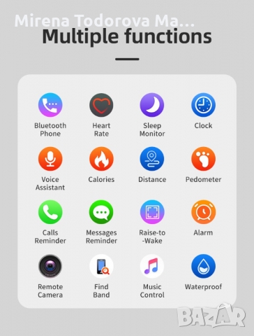 Смарт часовник за мъже,T900 Series 6, снимка 2 - Смарт часовници - 36042692