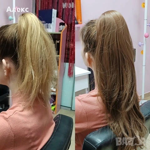 Синтетични опашки термоустойчиви до 180 градуса, снимка 2 - Аксесоари за коса - 53117521