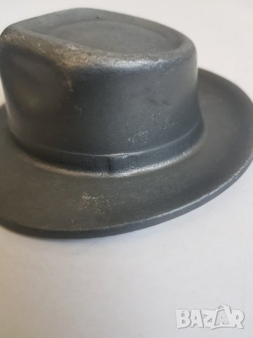 Стара сувенирна метална каубойска шапка, снимка 8 - Антикварни и старинни предмети - 41792067