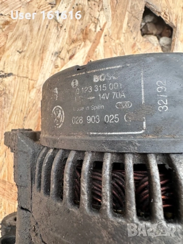 Генератор VW Transporter T4 1.9 дизел, снимка 2 - Части - 53194591