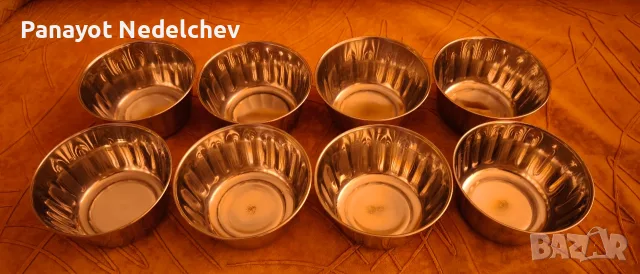 Стъклени купички и метални , снимка 2 - Сервизи - 56258073