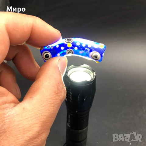 РИСУВАНО СТЪКЛО СТАРА МЪНИСТА ТАЛИСМАН ПРОТИВ УРОКИ АМУЛЕТ ДЗИ МЪНИСТА , снимка 6 - Други ценни предмети - 44656188