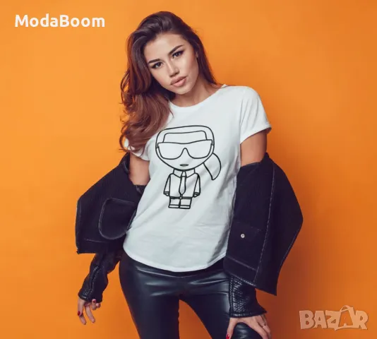 Дамска колекция тениски Karl 😍, снимка 7 - Тениски - 48885635