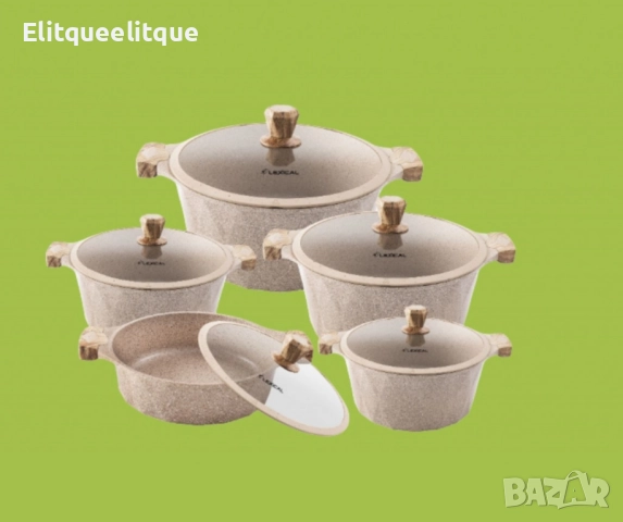 Комплект съдове за гответе, Lexical Pearl series, снимка 2 - Съдове за готвене - 52186426