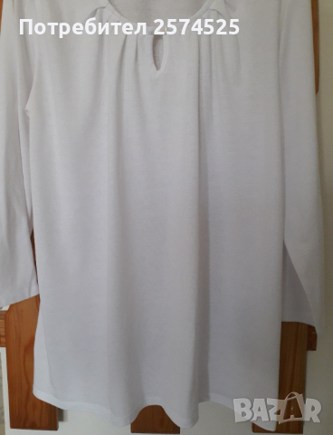 Riders by Lee американска бяла блуза, L, снимка 3 - Блузи с дълъг ръкав и пуловери - 44804061