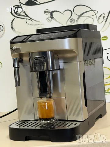 Кафемашина кафе автомат delonghi magnifica EVO с гаранция, снимка 2 - Кафемашини - 55934461