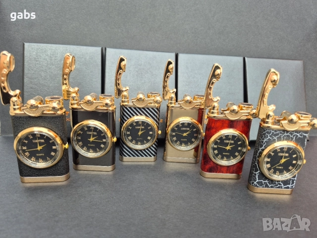 Запалка с часовник в подаръчна кутия,6 цвята, снимка 3 - Запалки - 52534574