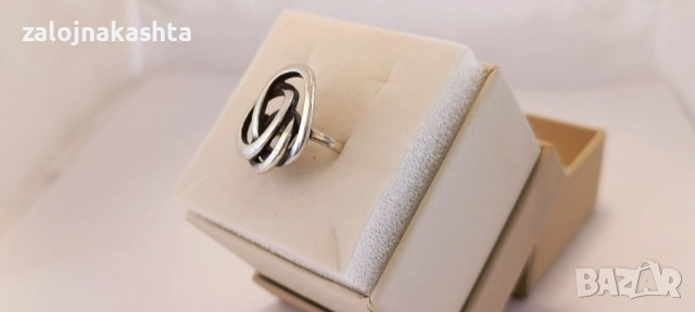 Сребърен пръстен-4,33гр/925, снимка 3 - Пръстени - 52934654