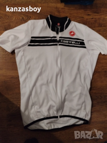 Castelli - страхотно вело джърси L, снимка 5 - Тениски - 51871485