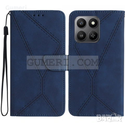 Тефтер "Stitch" за Huawei Honor 400 Smart, снимка 6 - Калъфи, кейсове - 53258021